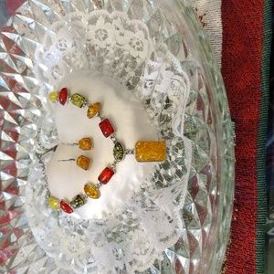 Earrings & Necklace Set